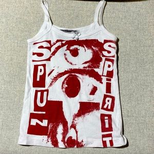 hand printed graphic tank👩‍💻